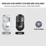 Warvank X8 Wireless Gaming Mouse 500mAh TYPE-C Rechargeable Office Mouse Suitable for Laptop Desktop Computers 5