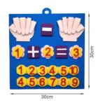 Toddler Montessori Toys Felt Finger Numbers Math Toy Children Counting Early Education Learning Game For Kids Intelligence 6