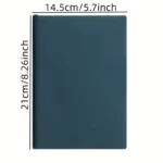 A5 Soft Leather Notebook With 120 Inner Pages, Waterproof Cover And Comfortable Touch 3