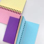 Tearable Spiral Notebook – 1PC Horizontal Line Journal, Office Diary, Writing Notepad, Stationery Supplies 3