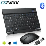 Ultra-Slim Bluetooth-compatible Keyboard Portable Mini Wireless Keyboard for iPad iPhone Tablet Phone Smartphone iOS Android Win 1