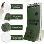 Waterproof Pocket Notebook Tactical All Weather Pocket Notepads With Lined Pages, Spiral Notebook Mini Memo Pad Note Pads 2