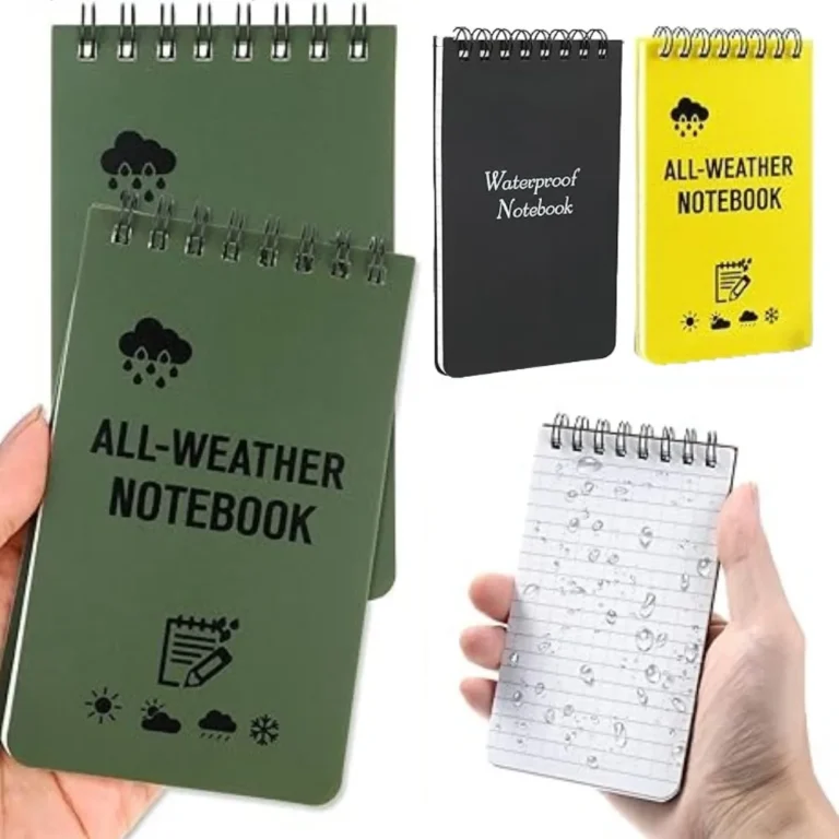 Waterproof Pocket Notebook Tactical All Weather Pocket Notepads With Lined Pages, Spiral Notebook Mini Memo Pad Note Pads 1