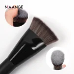 MAANGE Single Flat Round Tube Flat Head Foundation Brush With Box Powder Blush Concealer Makeup Brush Skin-friendly Makeup Tool 4