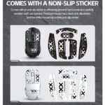 Warvank X8 Wireless Gaming Mouse 500mAh TYPE-C Rechargeable Office Mouse Suitable for Laptop Desktop Computers 4