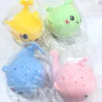 Baby Bath Toys Sponge Water Absorbing Whale Squeezing Stress Relief Toys Summer Swimming Play Water Toy for Children Squishy Kid 3
