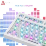 AJAZZ AK820 / AK820Pro Gaming Mechanical Keyboard 75% 82 Keys Wired Single Mode/Bluetooth Wireless Gamer Keyboard for Laptop PC 2