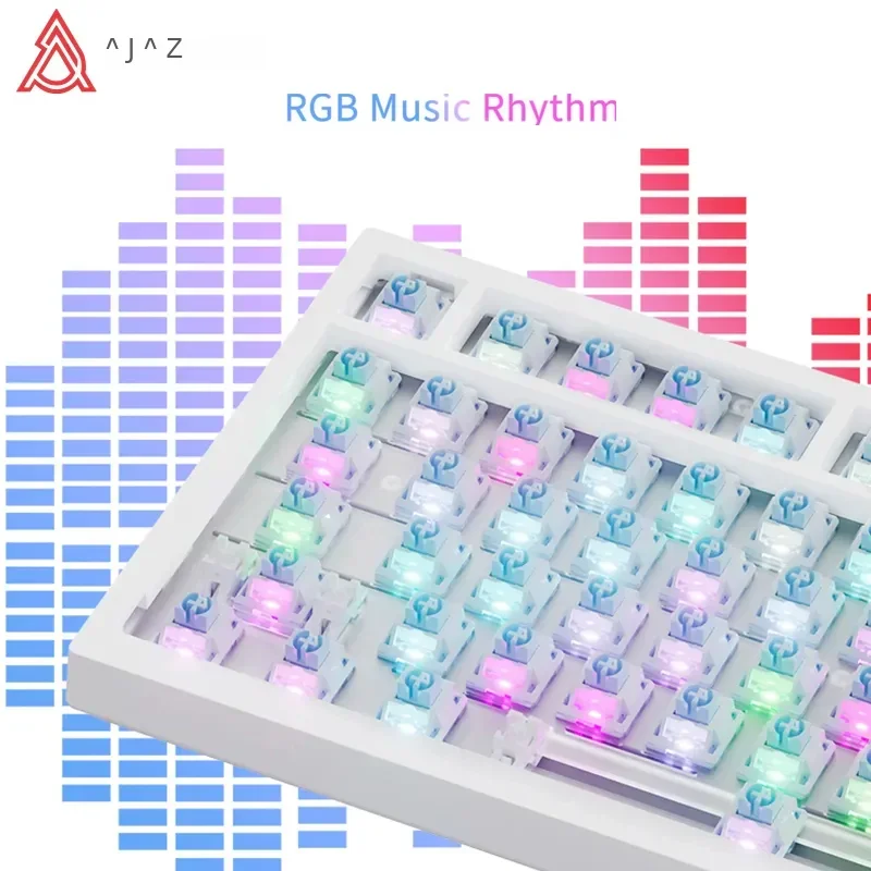 AJAZZ AK820 / AK820Pro Gaming Mechanical Keyboard 75% 82 Keys Wired Single Mode/Bluetooth Wireless Gamer Keyboard for Laptop PC 2