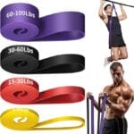Alllvocles Resistance Band, Pull Up Assistance Band Set for Legs, Working Out, Muscle Training, Physical Therapy, Shape Body, Men Women