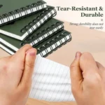 Waterproof Pocket Notebook Tactical All Weather Pocket Notepads With Lined Pages, Spiral Notebook Mini Memo Pad Note Pads 4
